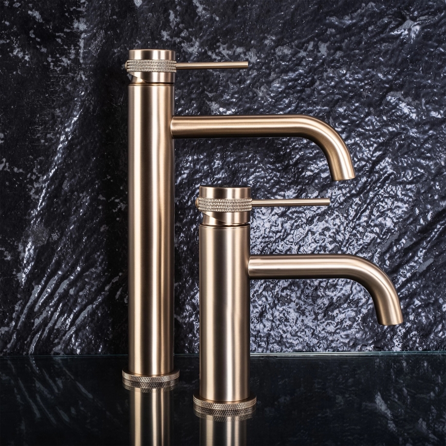 REA-B6950 - Praustuvo maišytuvas LUNGO, 16,5 cm, šlifuoto aukso