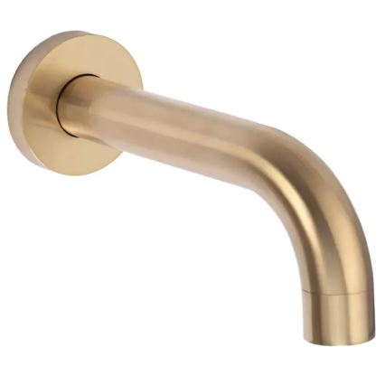 REA-B7503 - Vonios komplektas su potinkiniu maišytuvu LUNGO, šlifuoto aukso