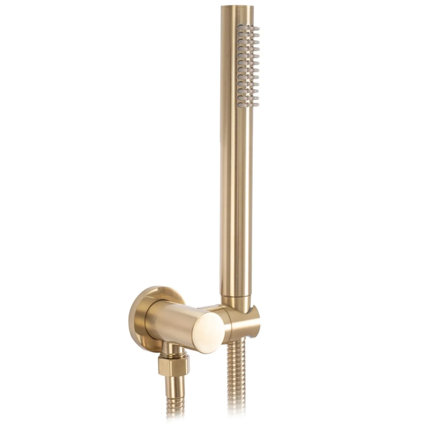 REA-B7503 - Vonios komplektas su potinkiniu maišytuvu LUNGO, šlifuoto aukso