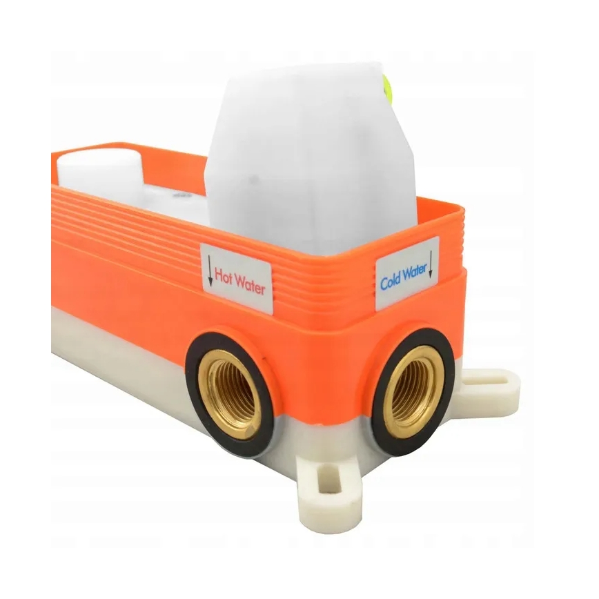 REA-B7503 - Vonios komplektas su potinkiniu maišytuvu LUNGO, šlifuoto aukso