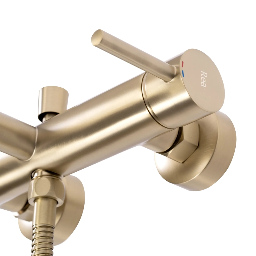 REA-B8010 - LUNGO vonios komplektas, šlifuoto aukso