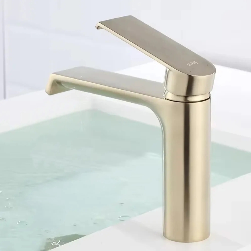 REA-B9969 - Praustuvo maišytuvas HASS 15 cm šlifuoto aukso spalvos