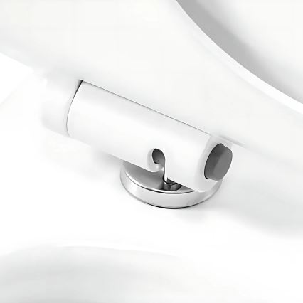 REA-C1652 - Pakabinamas unitazas su tualeto sėdyne GUSTAVO RIMLESS keramika/balta