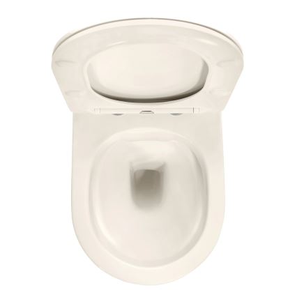 REA-C5500 - Pakabinamas WC su sėdyne CARLO MINI TORNADO RIMLESS keramika/kreminė