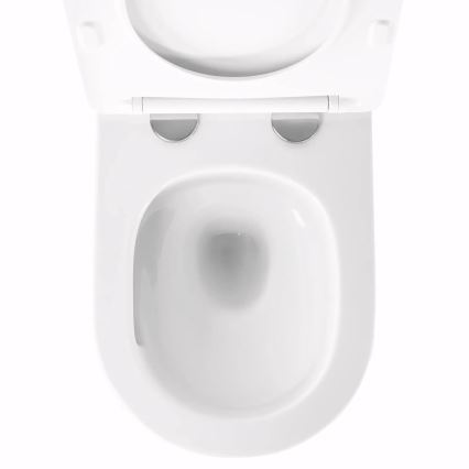 REA-C6800 - Pakabinamas unitazas su dangčiu TITO TORNADO RIMLESS keramika/balta