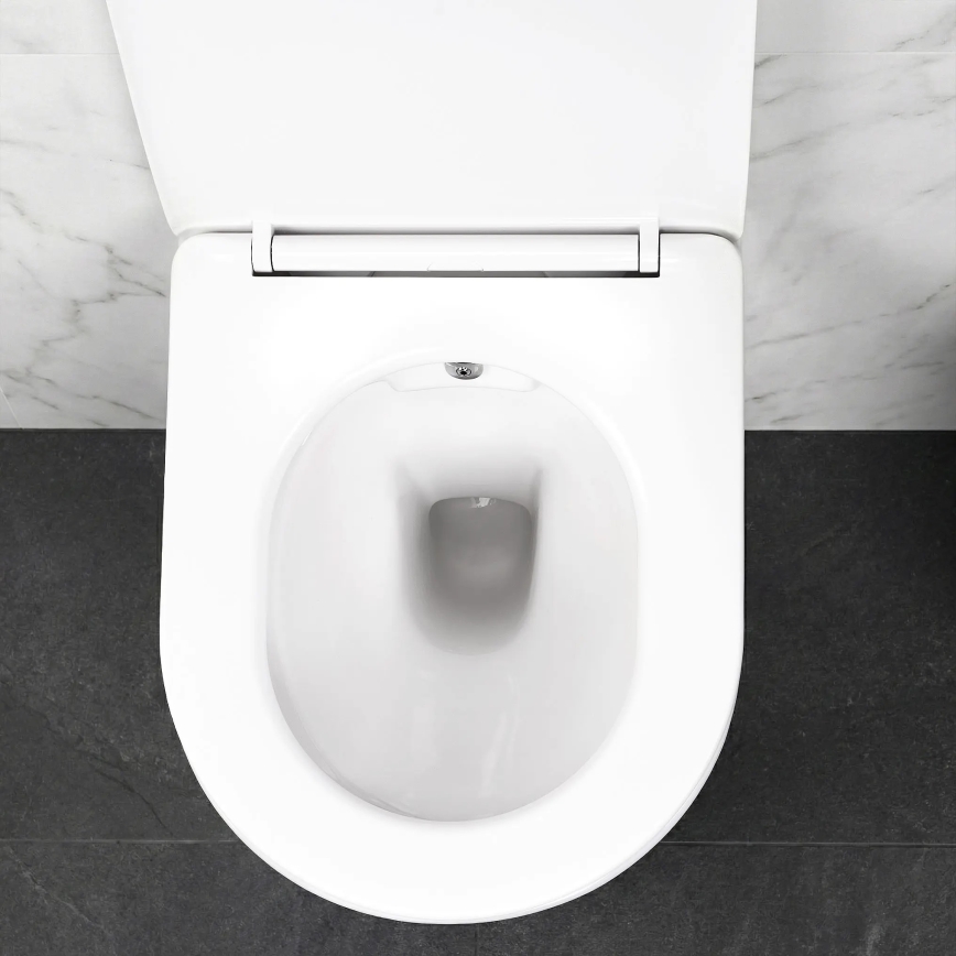 REA-C9701 - Pakabinamas WC su bidetine dušele CARLO LUX keramika/balta