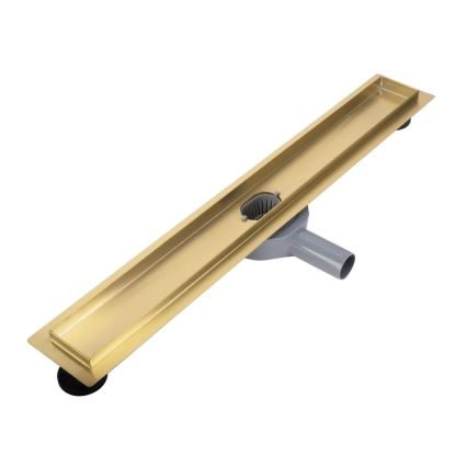 REA-G2702 - NEOX PRO 70 cm nutekamasis latakas, nerūdijančio plieno/šlifuota aukso spalva