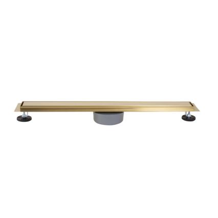 REA-G2704 - NEOX PRO nuotekų latakas 90 cm, nerūdijančio plieno / šlifuota aukso apdaila