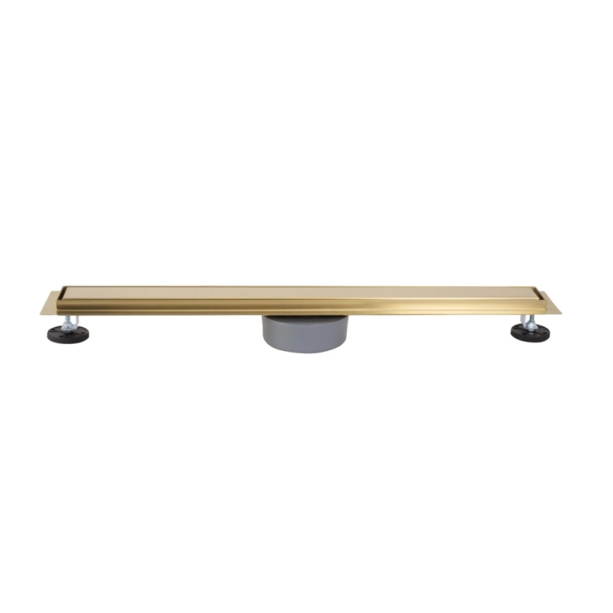 REA-G2704 - NEOX PRO nuotekų latakas 90 cm, nerūdijančio plieno / šlifuota aukso apdaila