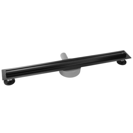 REA-G2710 - NEOX SLIM 80 cm nuotekų latakas, nerūdijančio plieno/juodas