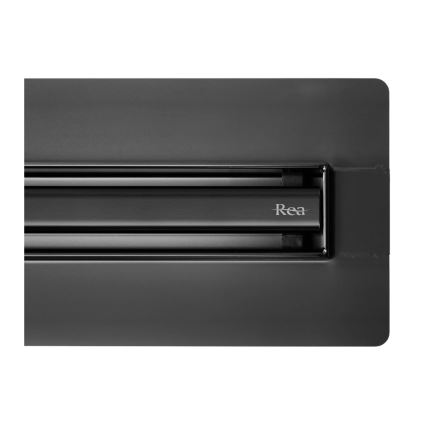 REA-G2710 - Nuotekų latakas NEOX SLIM 70 cm nerūdijančio plieno/juoda