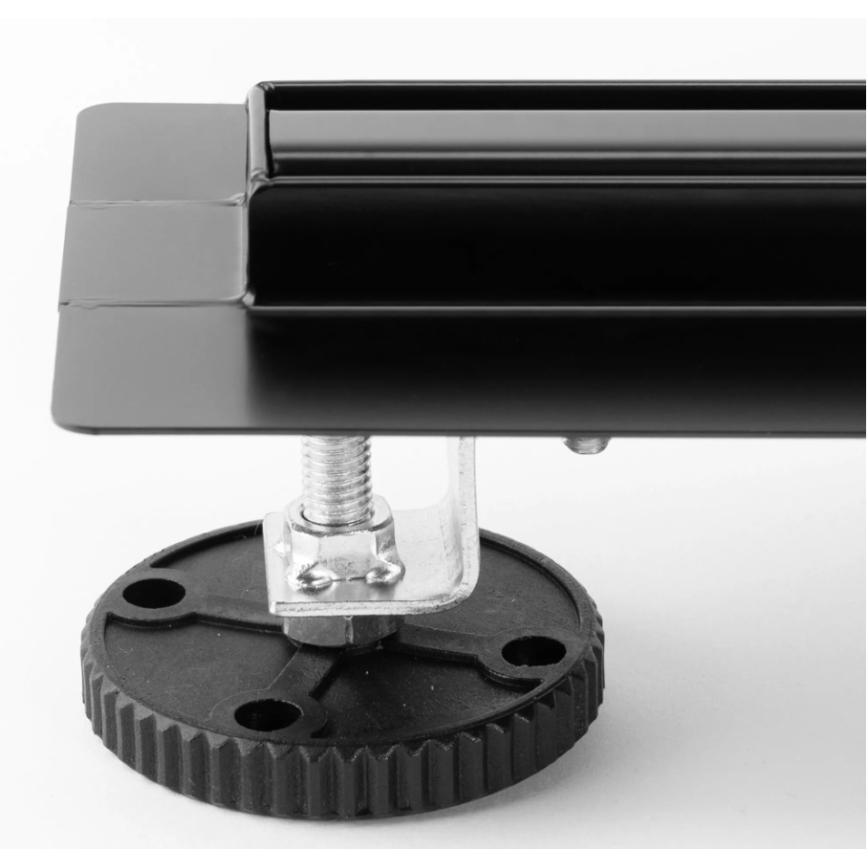 REA-G2710 - Nuotekų latakas NEOX SLIM 80 cm nerūdijančio plieno/juodas