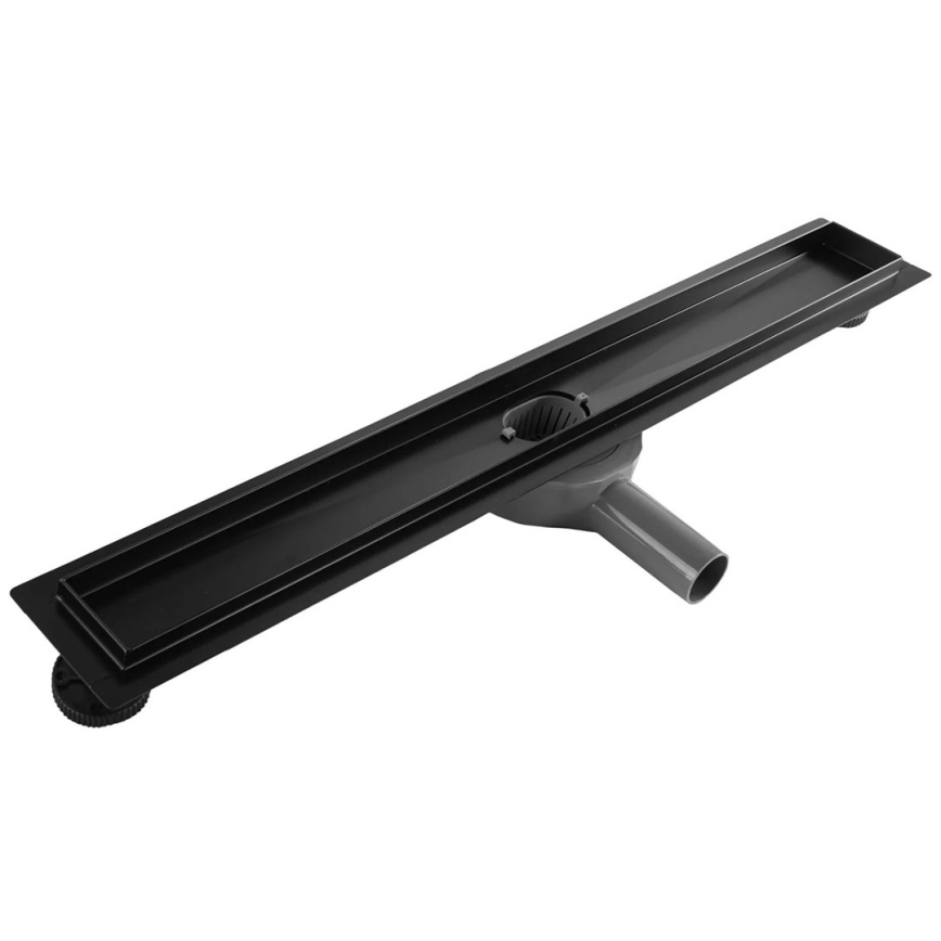 REA-G7802 - Nuotekų latakas NEOX PRO 70 cm nerūdijančio plieno/juodas