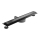 REA-G7803 - Nutekamasis latakas NEOX PRO 80 cm nerūdijančio plieno/juodas