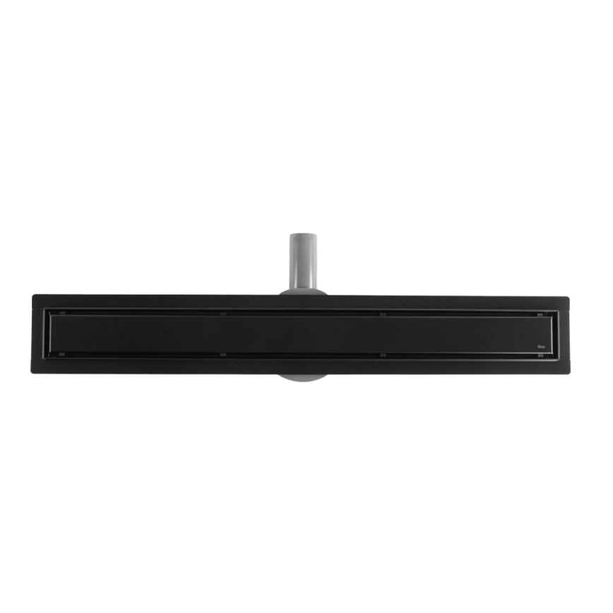 REA-G7803 - Nutekamasis latakas NEOX PRO 80 cm nerūdijančio plieno/juodas