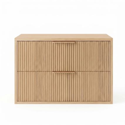 REA-M0408 - Pakabinama vonios spintelė po praustuvu MONO 60x47 cm smėlio spalvos
