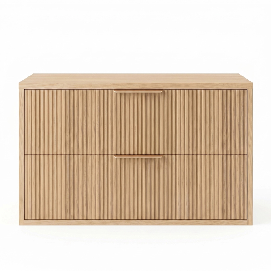 REA-M0409 - Pakabinama vonios spintelė po praustuvu MONO 80x48,5 cm smėlio spalvos