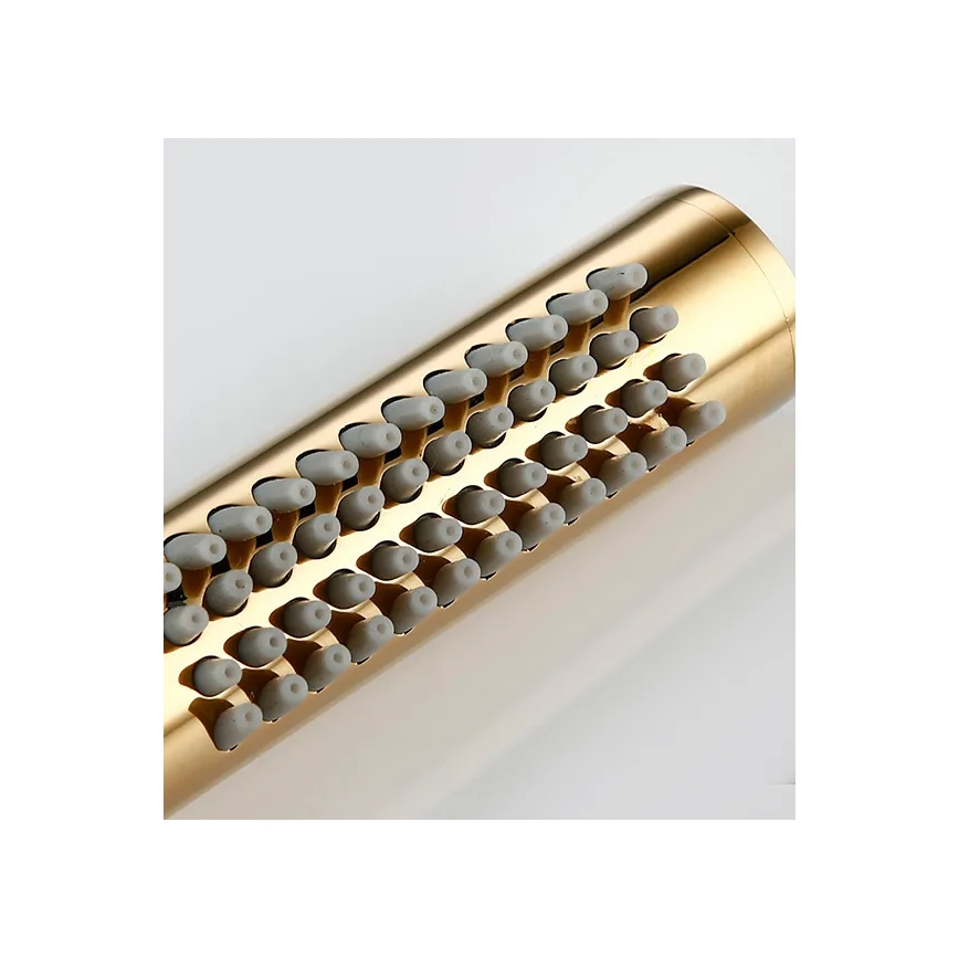 REA-P4110 - Auksinis dušo komplektas LUNGO su įleidžiamu maišytuvu