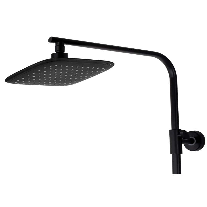 REA-P7101 - Dušo komplektas su termostatiniu maišytuvu TOM matinė juoda