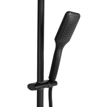 REA-P7101 - Dušo komplektas su termostatiniu maišytuvu TOM matinė juoda