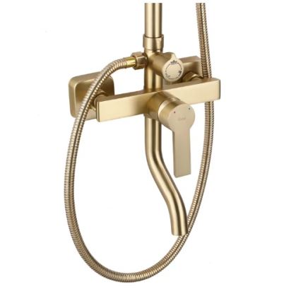 REA-P7841 - ARGUS dušo rinkinys su maišytuvu, šlifuoto aukso