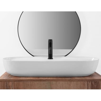 REA-U2541 - Praustuvas ant stalviršio AURA 41x81 cm keramika/blizgi balta
