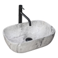 REA-U3800 - Praustuvas ant stalviršio LIVIA 33,5x46,5 cm keramika/pilka/akmens imitacija