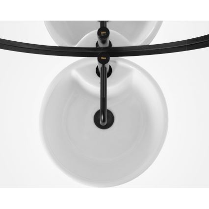 REA-U5635 - Laisvai pastatomas praustuvas BLANKA 85x40 cm keramika/blizgi balta