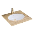 REA-U6330 - Įleidžiamas praustuvas NEL 39x47,5 cm keramika/blizgi balta