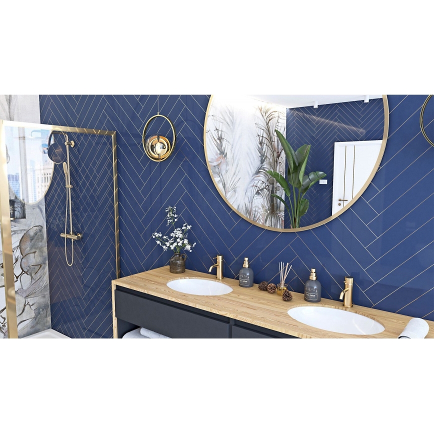 REA-U6330 - Įleidžiamas praustuvas NEL 39x47,5 cm keramika/blizgi balta