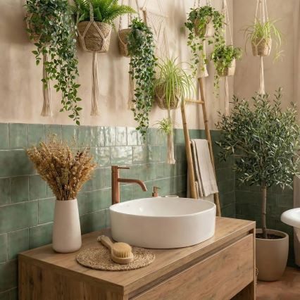 REA-U6370 - Praustuvas ant stalviršio JOANA 38,5x50,5 cm keramika/blizgi balta