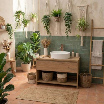 REA-U6370 - Praustuvas ant stalviršio JOANA 38,5x50,5 cm keramika/blizgi balta