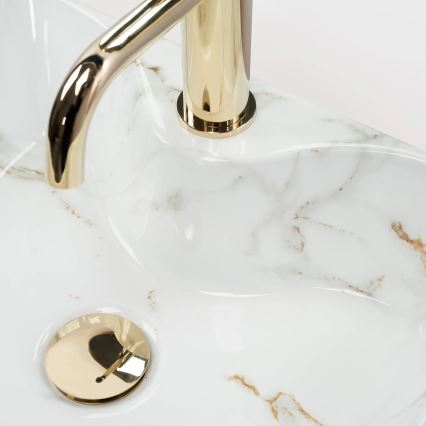 REA-U6504 - Praustuvas ant stalviršio KELLY MINI 31x41 cm keramika/akmens imitacija