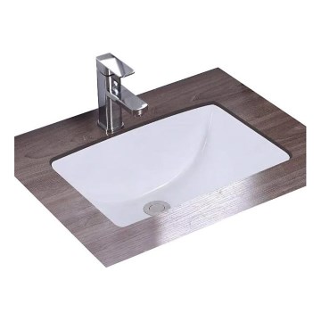 REA-U6653 - Įleidžiamas praustuvas ADELA 33x46 cm keramika/blizgi balta