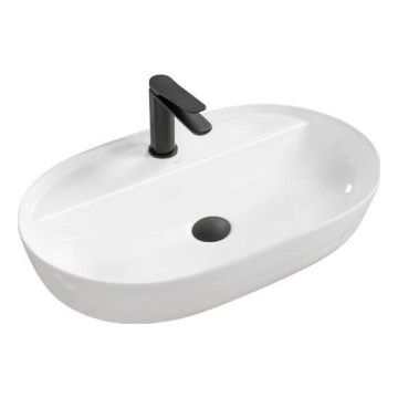 REA-U7900 - Praustuvas ant stalviršio AURA 40,5x60,5 cm keramika/blizgi balta