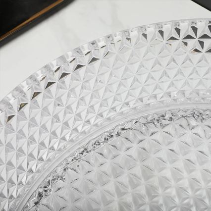 REA-U9670 - ant stalviršio pastatomas praustuvas CRISTAL 35,5 cm, stiklas/skaidrus