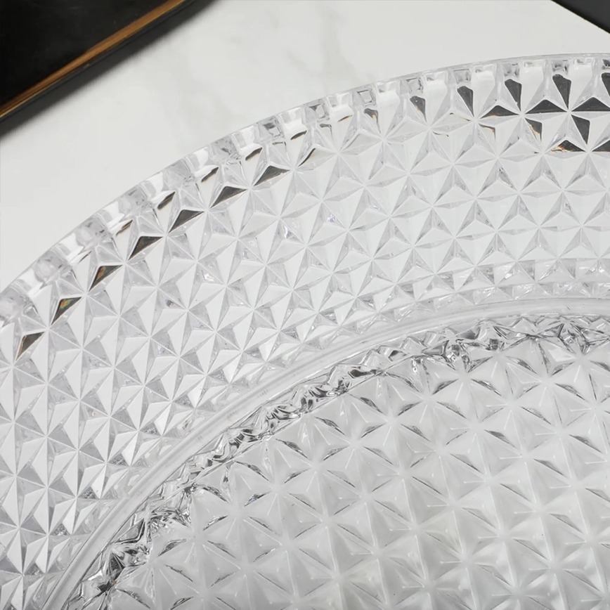 REA-U9670 - ant stalviršio pastatomas praustuvas CRISTAL 35,5 cm, stiklas/skaidrus