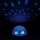 Reality - LED Jutiklinis projektorius SIRIUS LED/0,5W/3xAA mėlynas