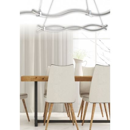 Reality - LED Pakabinamas sietynas WAVE LED/16W/230V + LED/9W