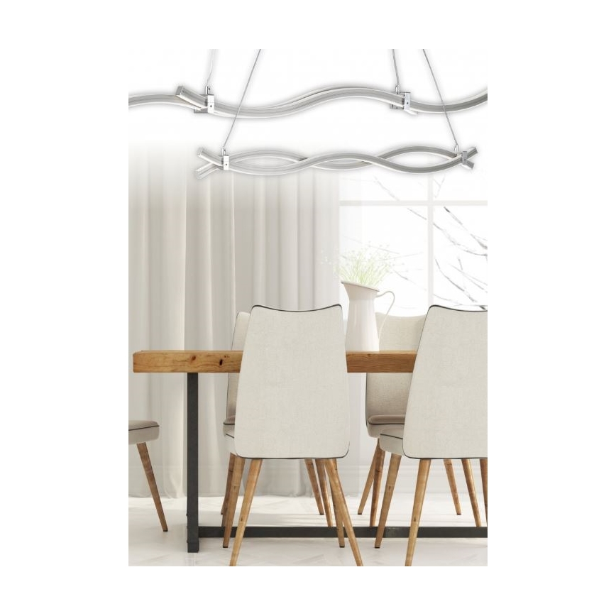 Reality - LED Pakabinamas sietynas WAVE LED/16W/230V + LED/9W