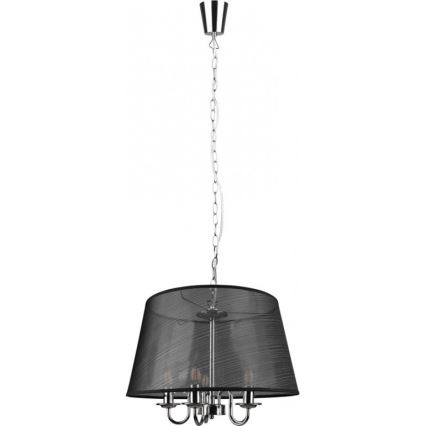 Reality - LED Sietynas, kabinamas ant grandinės CIMA 5xE14/40W/230V juoda