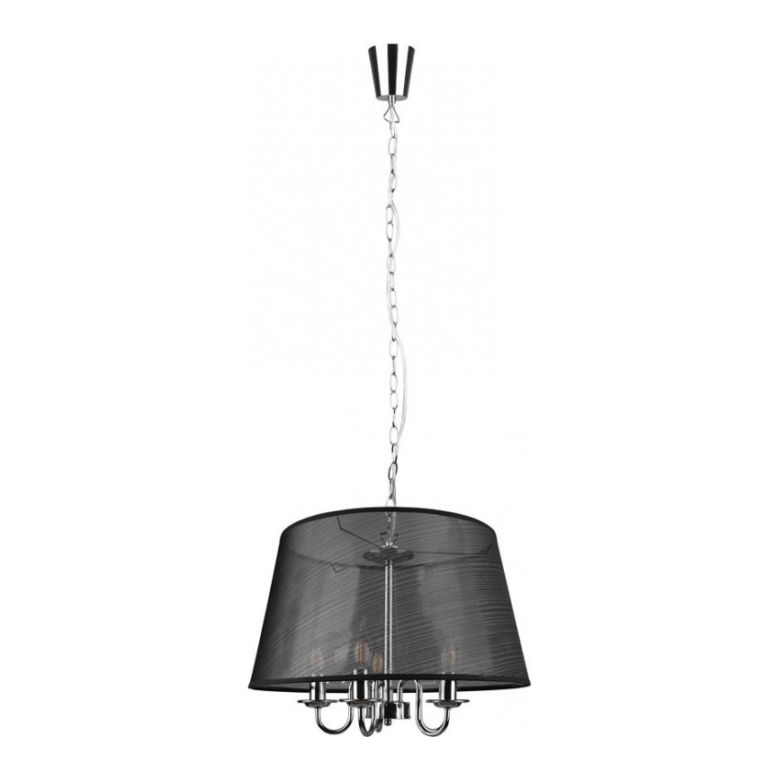 Reality - LED Sietynas, kabinamas ant grandinės CIMA 5xE14/40W/230V juoda