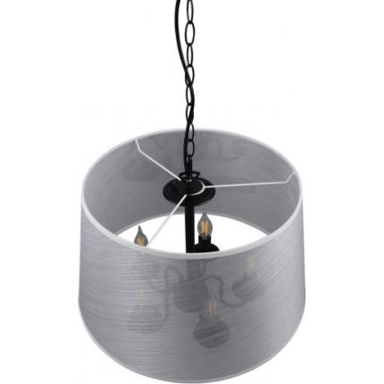 Reality - LED Sietynas, kabinamas ant grandinės CIMA 5xE14/40W/230V pilka