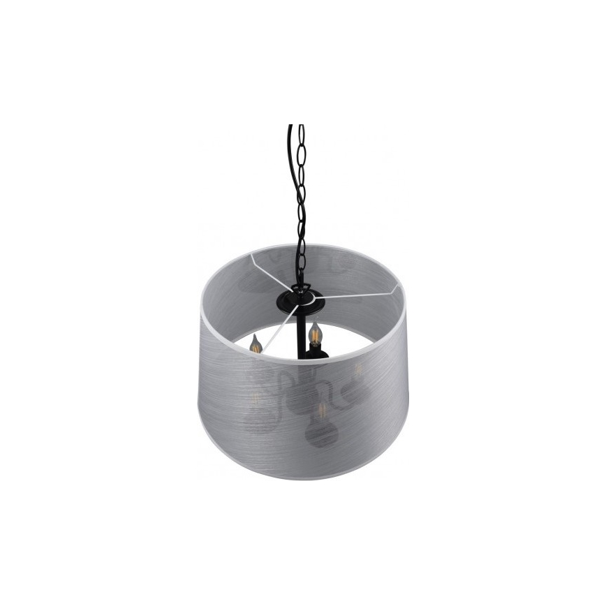 Reality - LED Sietynas, kabinamas ant grandinės CIMA 5xE14/40W/230V pilka