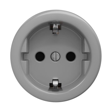 Reblig - retro namų lizdas SCHUKO be rėmo 230V/16A pilkas