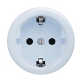 Reblig - Retro namų sieninis lizdas be rėmelio SCHUKO 230V/16A mėlynas