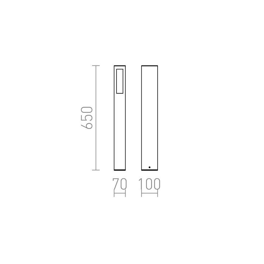 RED - Design Rendl - R10441 - Lauko lempa TREEZA 1xE27/26W/230V IP54