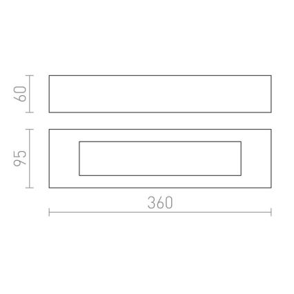 RED - Design Rendl - R10446 - Sieninis šviestuvas ROLO 2xE14/40W/230V