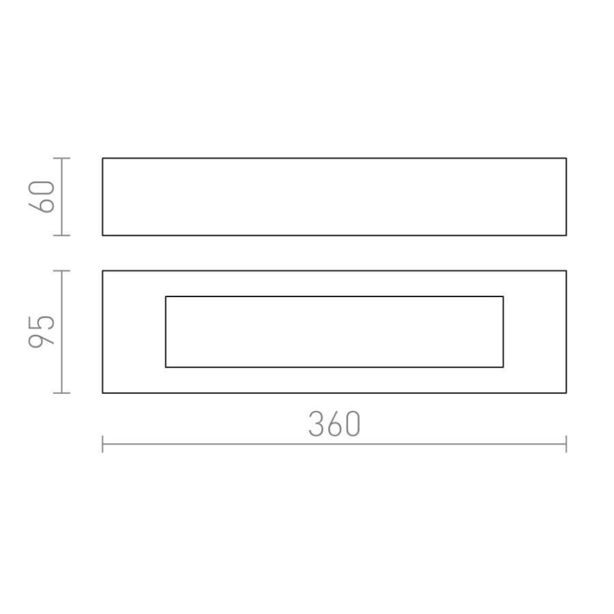 RED - Design Rendl - R10446 - Sieninis šviestuvas ROLO 2xE14/40W/230V