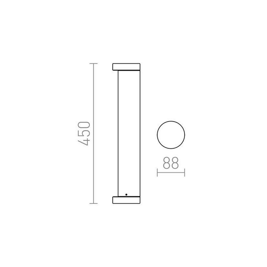 RED - Design Rendl - R11171 - LED Lauko lempa SONET LED/7W/230V IP54 antracitas
